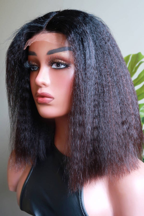 Natural Kinky Straight Bob