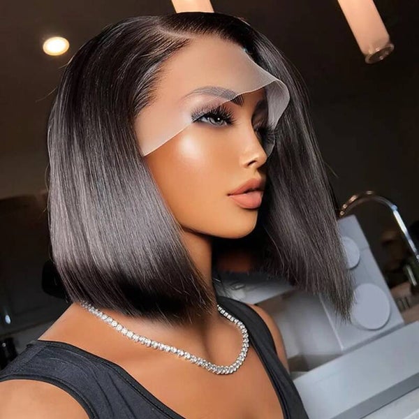 Straight Bob Wig Lace Front Human Hair