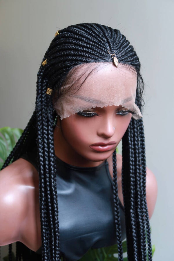 Braided Wigs Knotless Box Braids Wig Hair