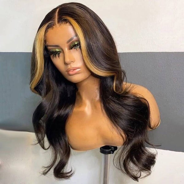 Body Wave Highlights Human Hair Wig