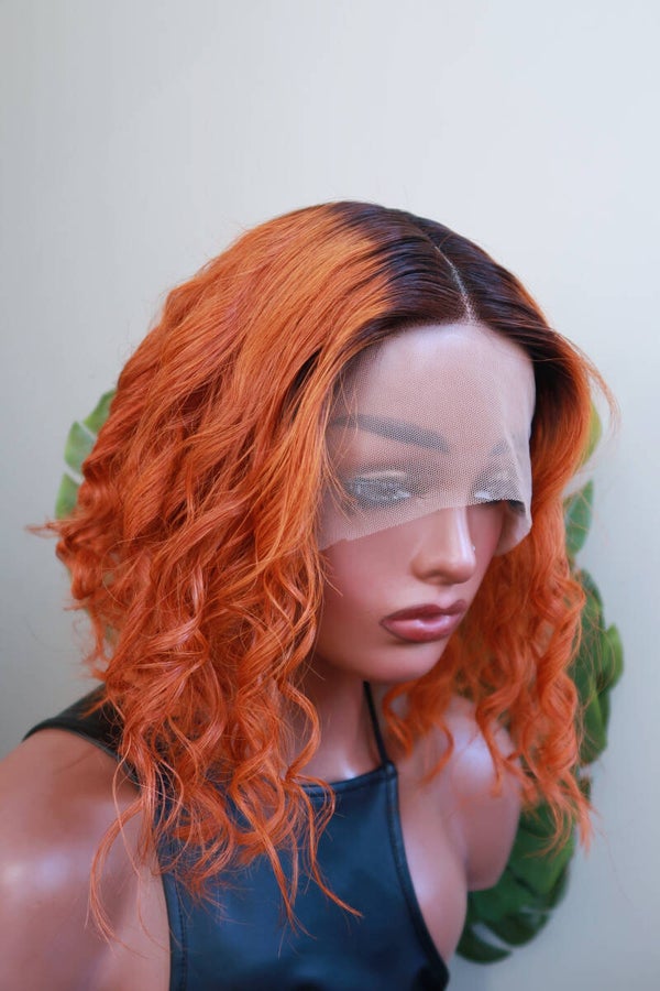 Brazilian Curly Ombre Human Hair Wig