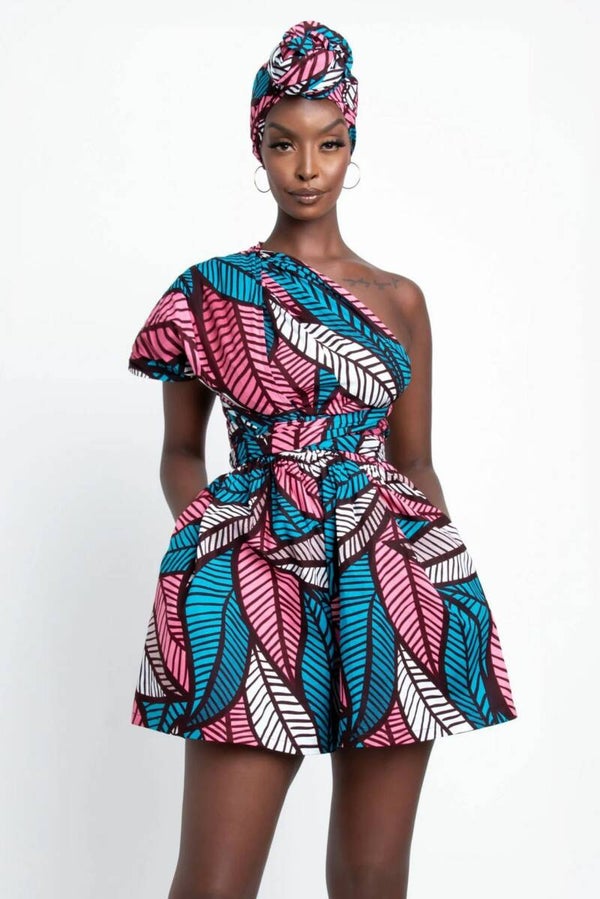 Short Classic African Jumpsuits