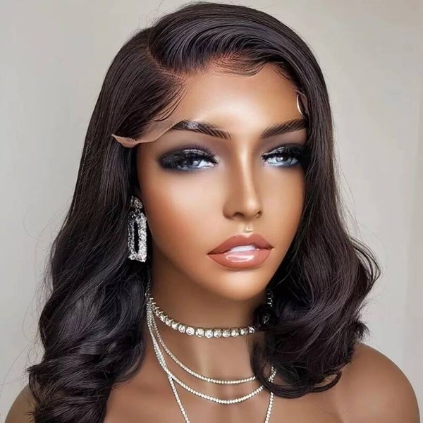 Bouncy Curly Human Hair Wig
