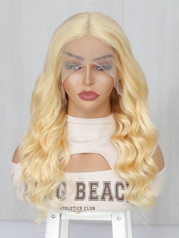 Blonde Body Wave Lace Front Wig 18”