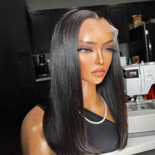 T-Part Bone Straight Human Hair