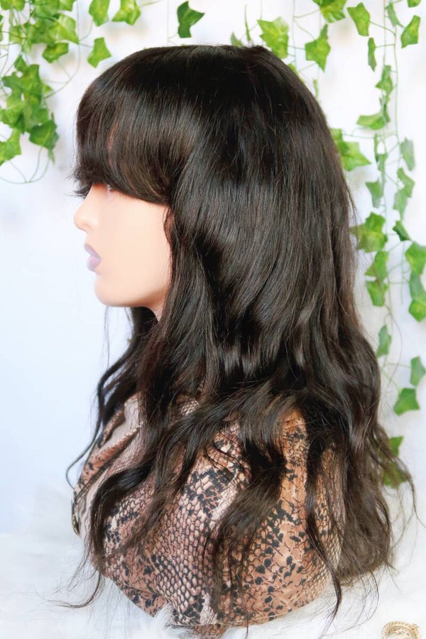 Olivia Bangs Brazilian Body Wave Wig