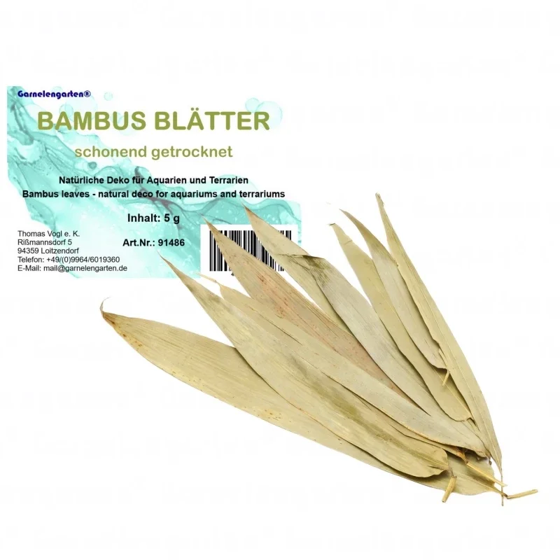 Garnelengarten® bamboebladeren 5 g