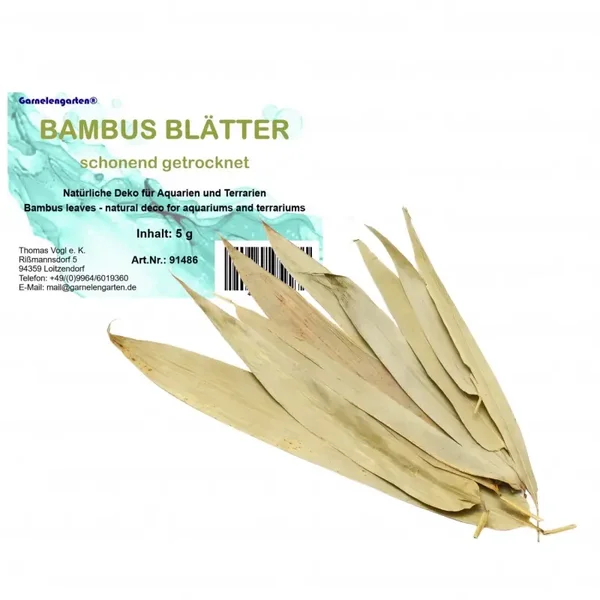 Garnelengarten® bamboebladeren 5 g