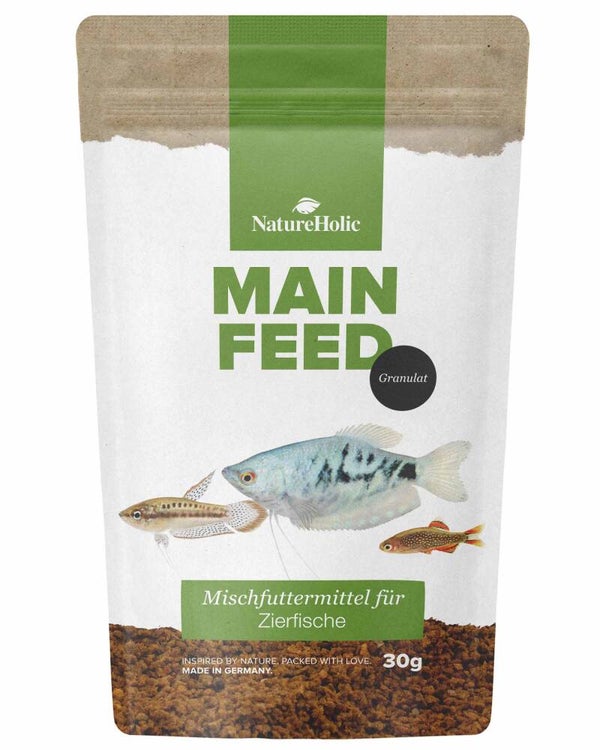 NatureHolic Hoofdvoer Granulaat/Vlokken - Siervisvoer - 30g