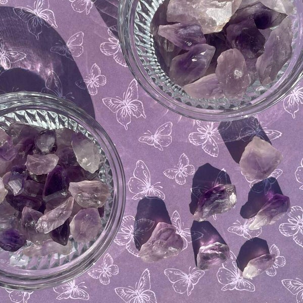 Raw amethyst