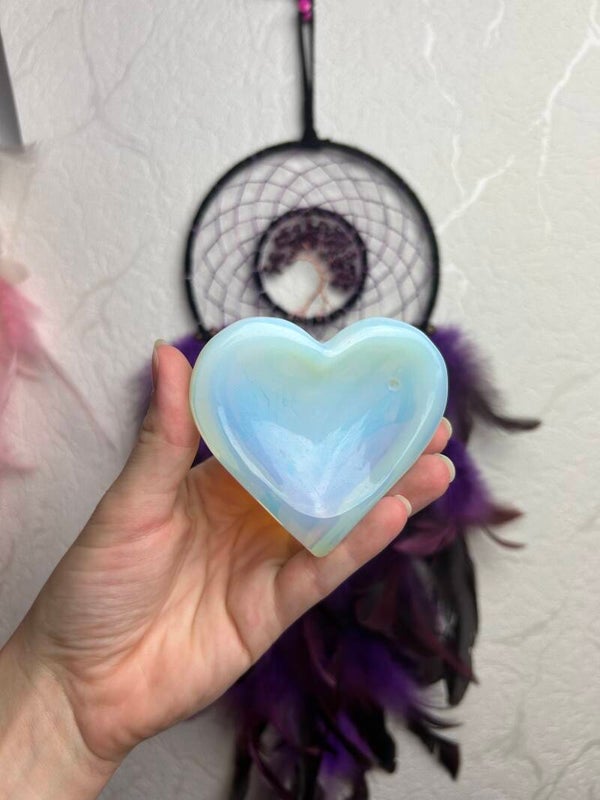 Opalite heart bowl