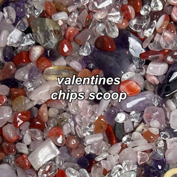 Valentines chips scoop