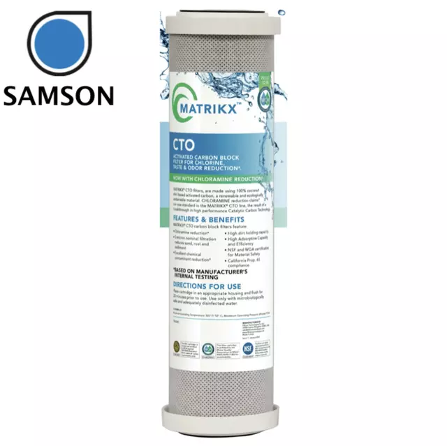 10" Standard Carbon Block Filter Cartridge