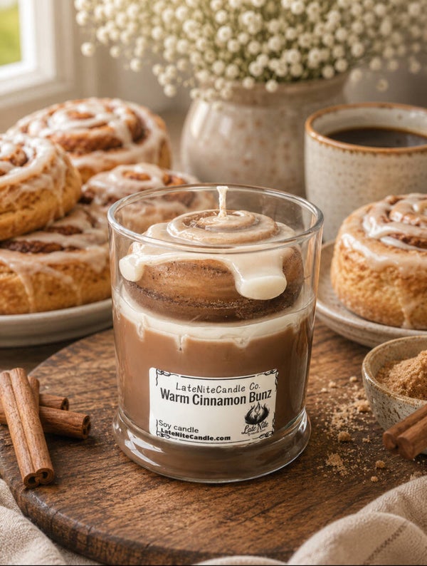 Warm Cinnamon Bunz candle