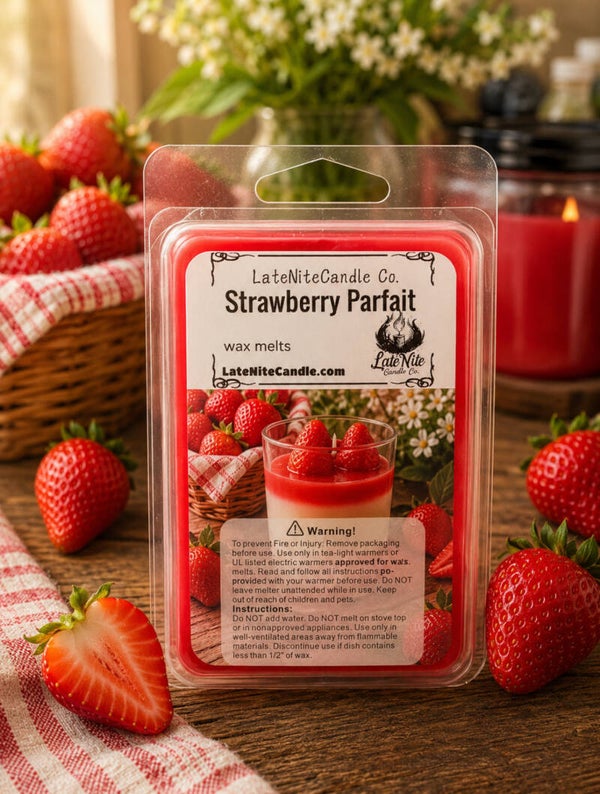 Strawberry parfait wax melts