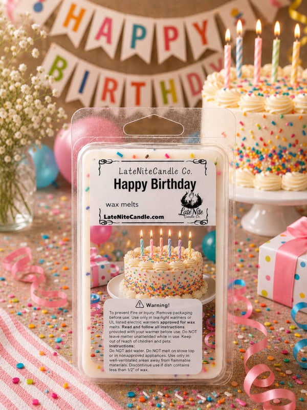Birthday cake wax melts