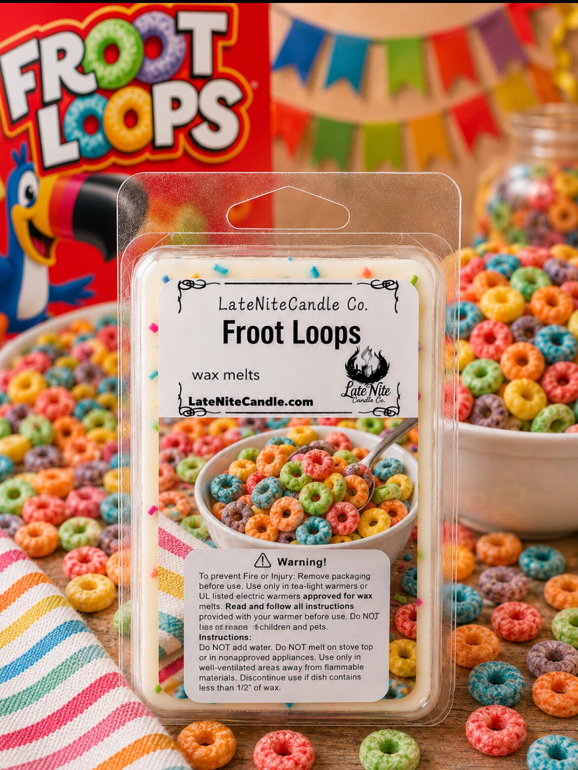 Froot loops wax melts