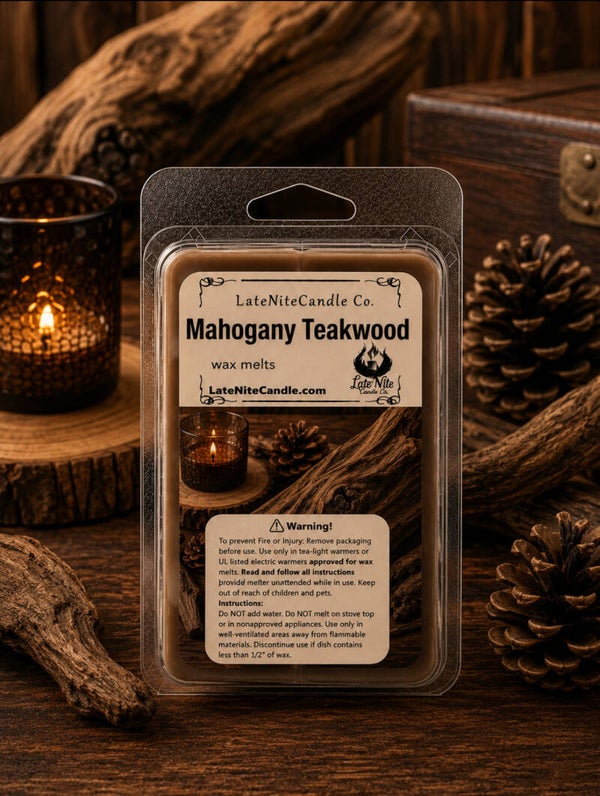 Mahogany Teakwood wax melts