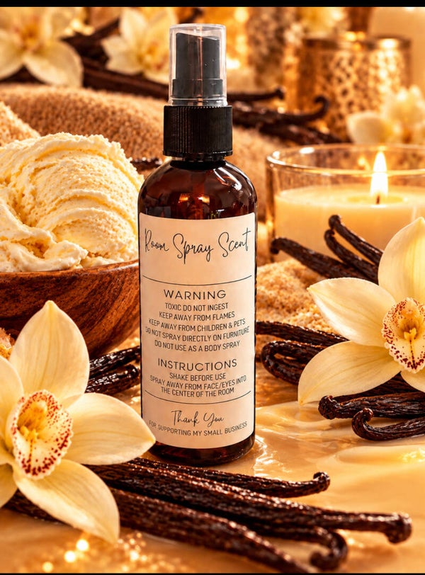 Warm vanilla room spray