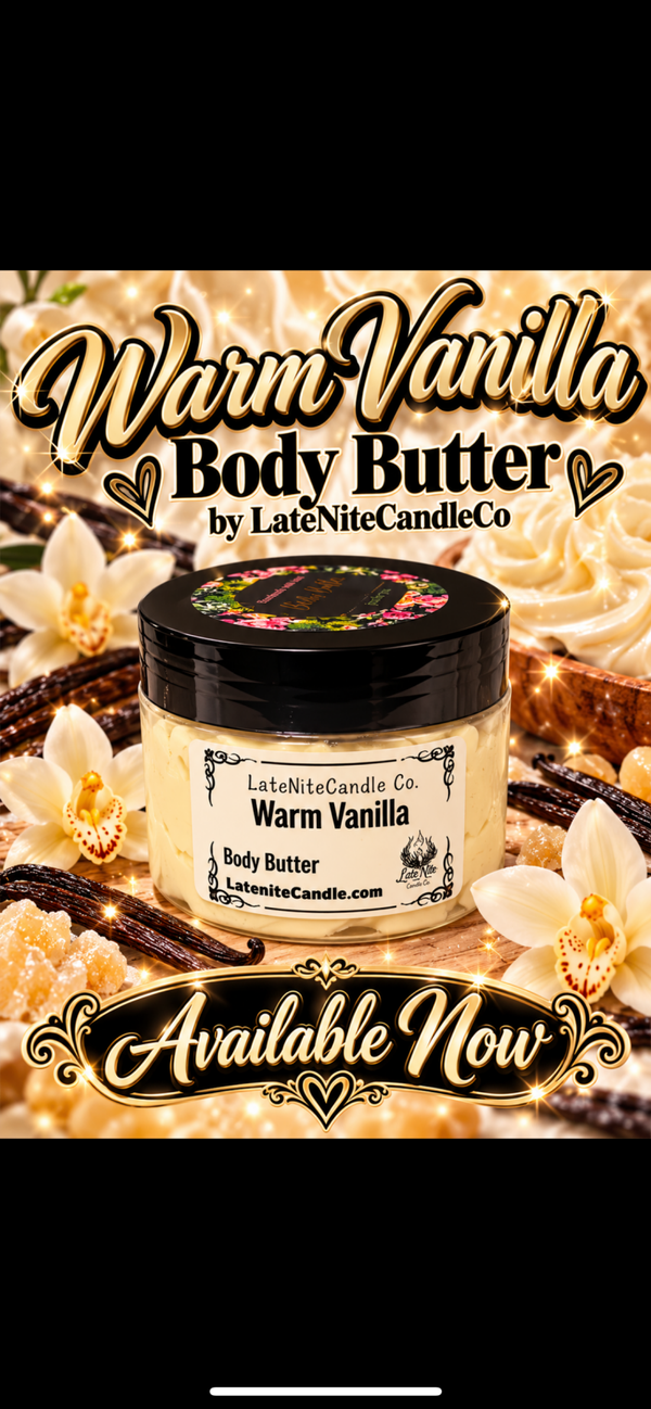 Warm Vanilla Body Butter- whipped