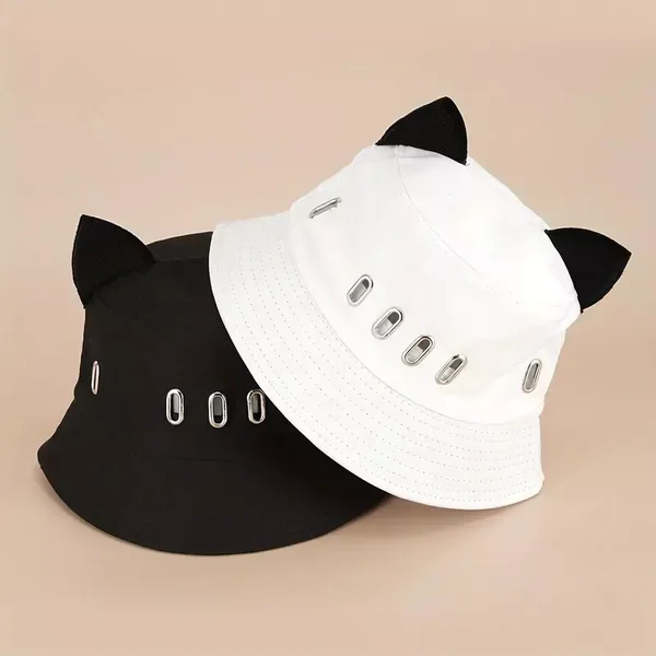 Fashionable Cat Bucket Hat