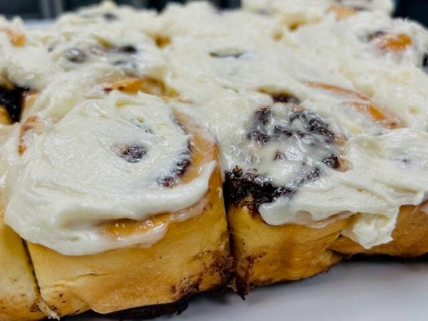 Cinnamon Rolls with Cream Cheese Frosting