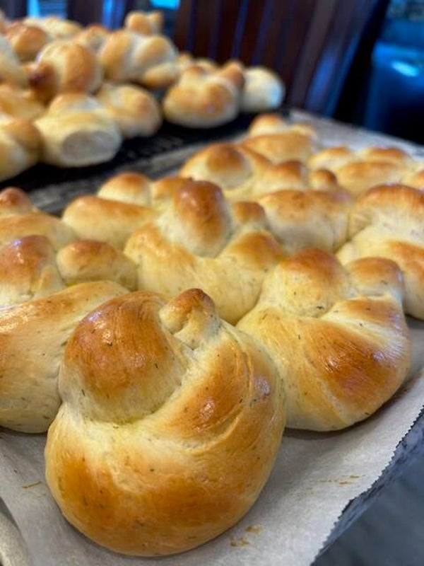 Chef Estelle's Signature Dill Rolls and Bread