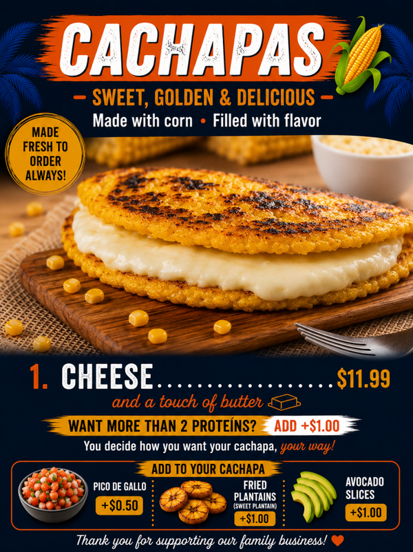 Cachapa with Cheese
