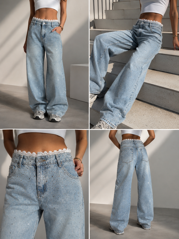 Glanzend Buggy Balloon Jeans