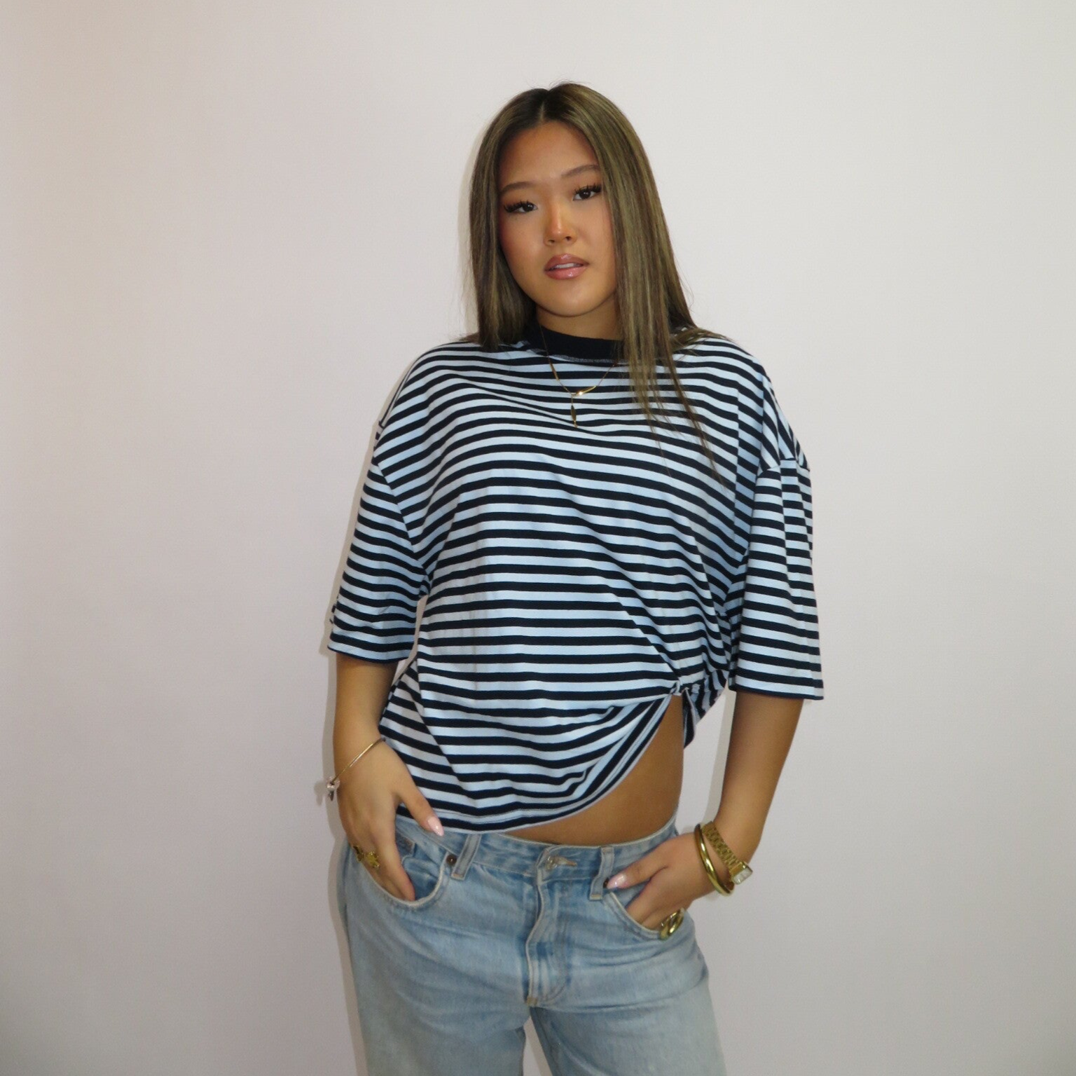 Louella stripe top