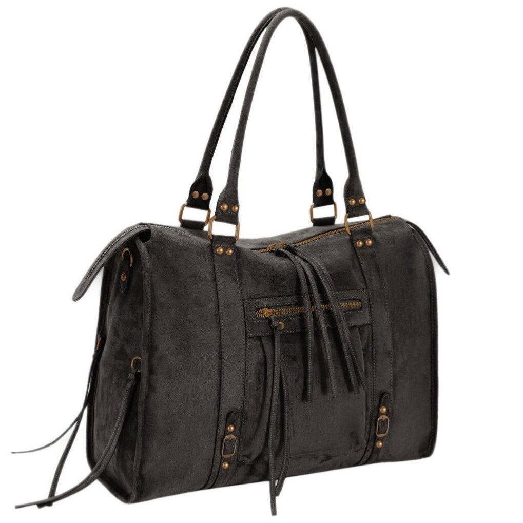 City bag - suede