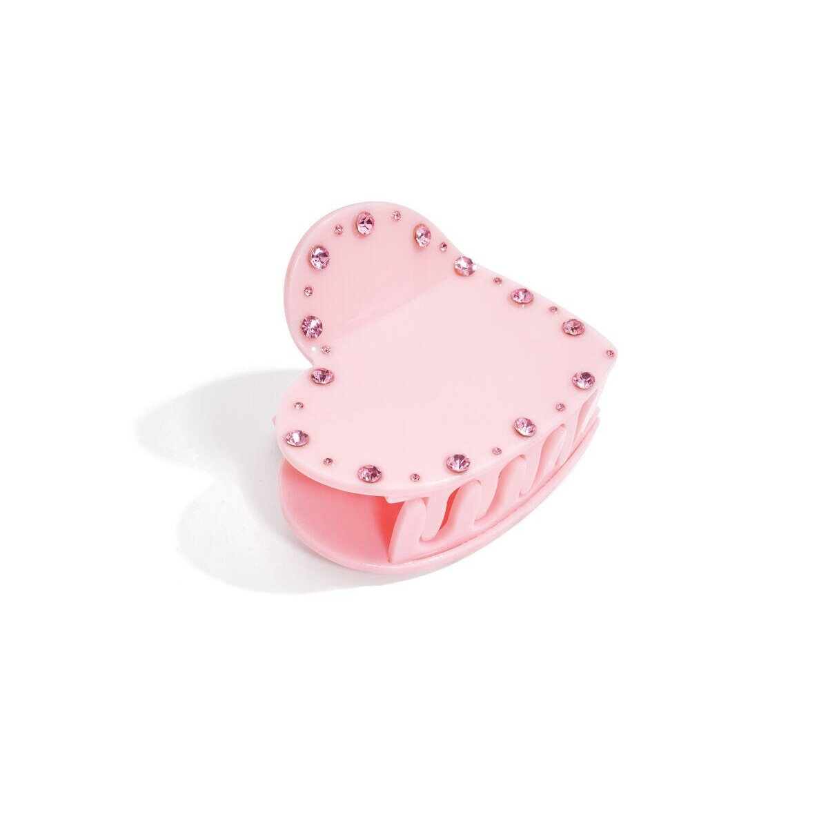 Hair clips diamond hearts