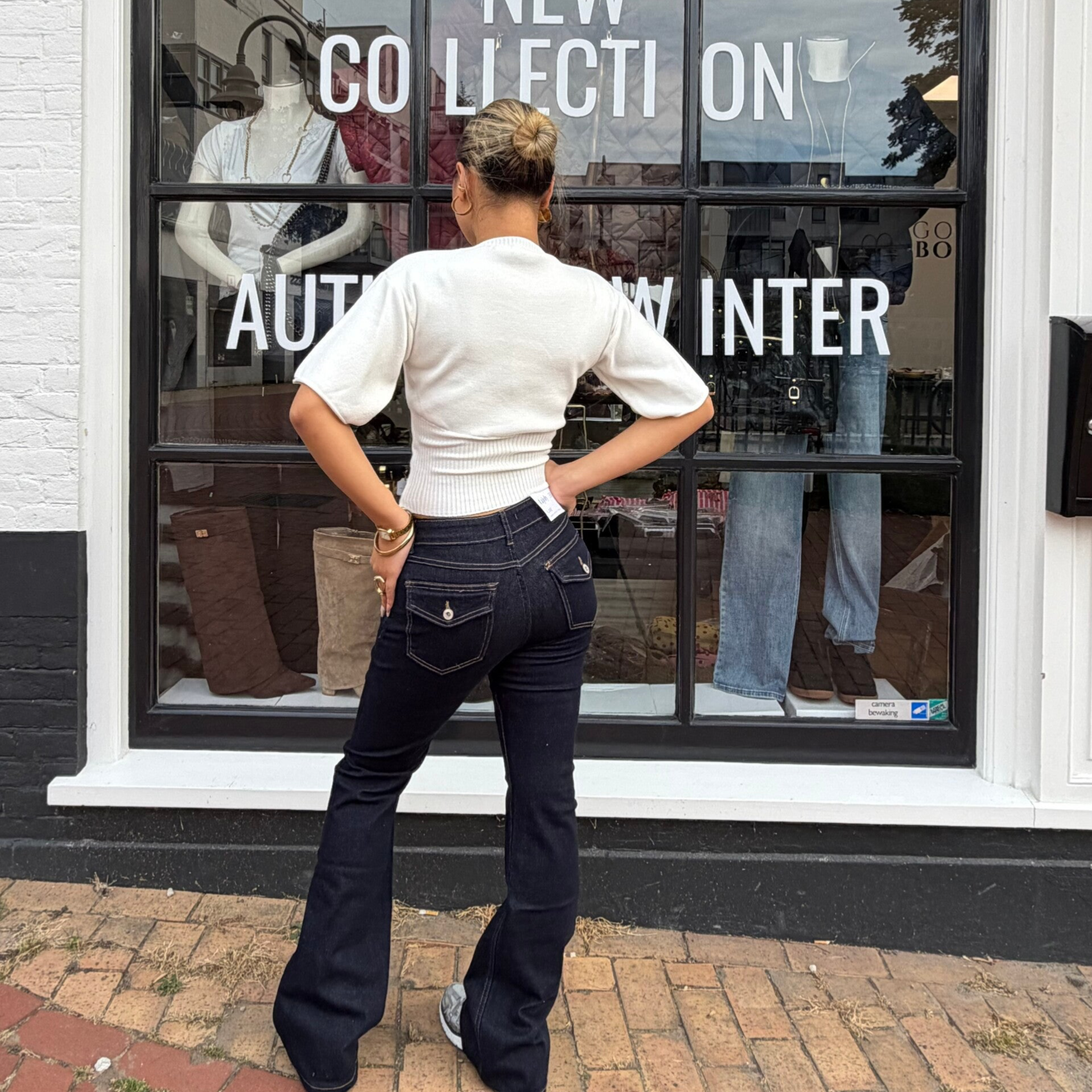 Thalia low waist flare jeans