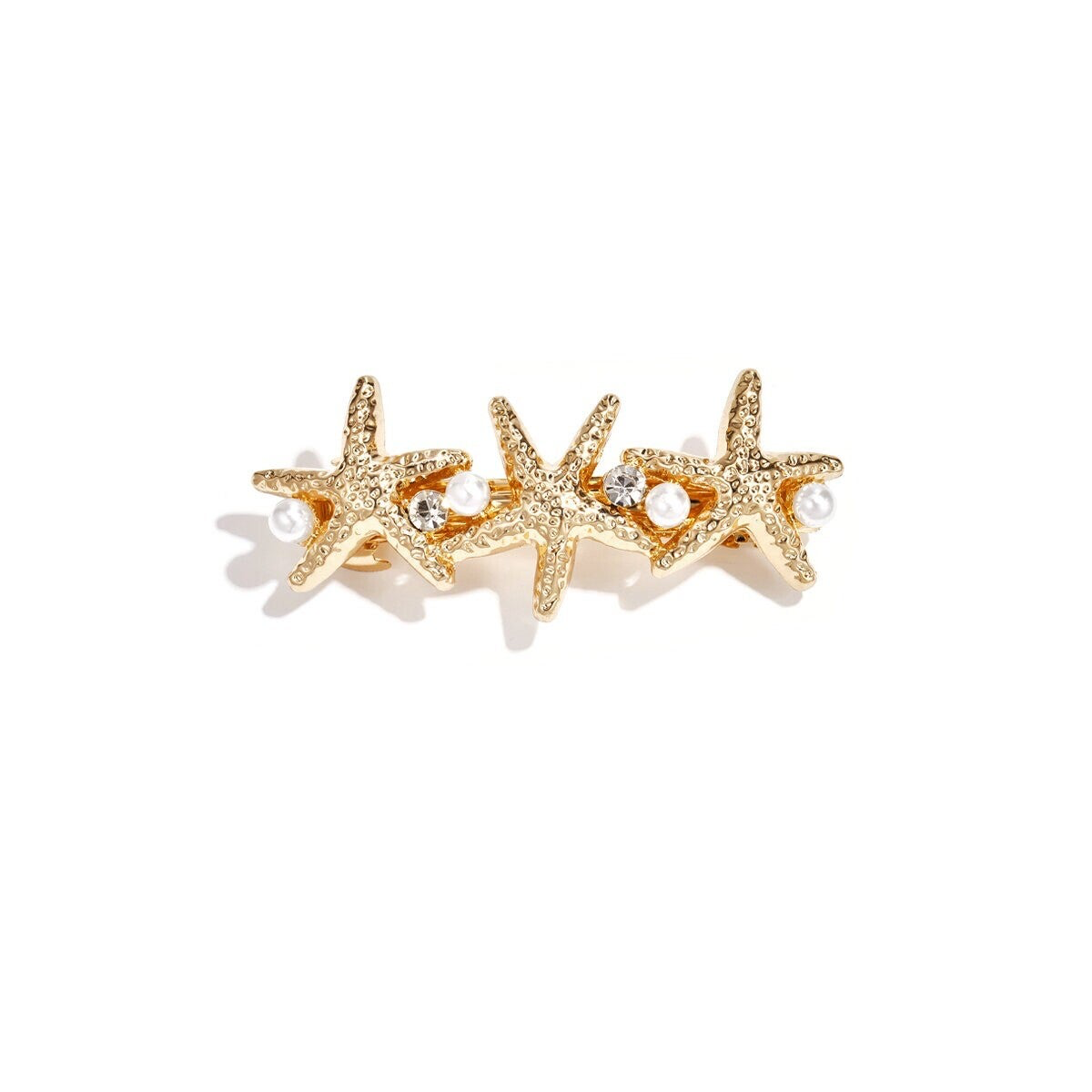 Hair clips starfish parel