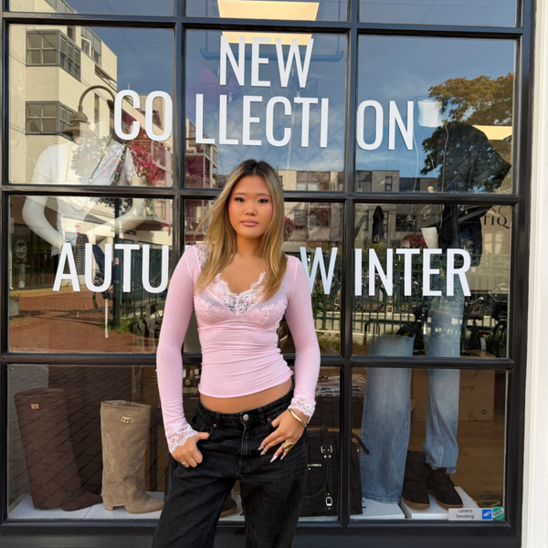 Cashmere lace top