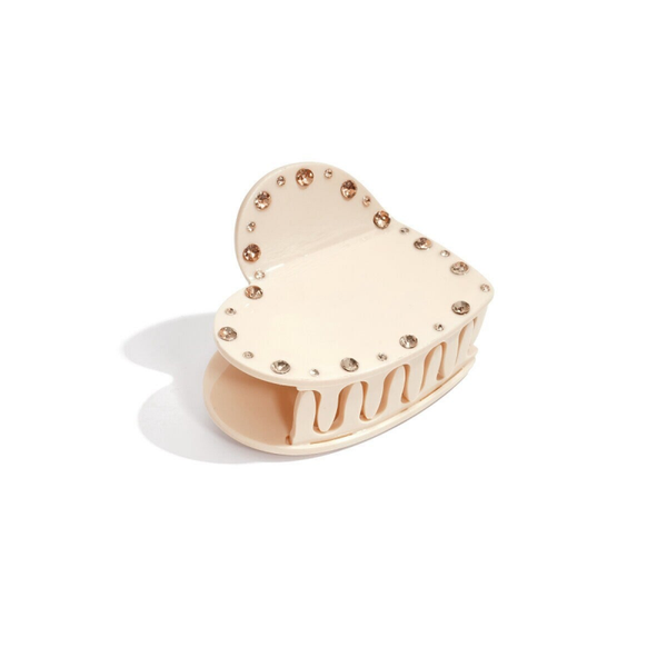 Hair clips diamond hearts