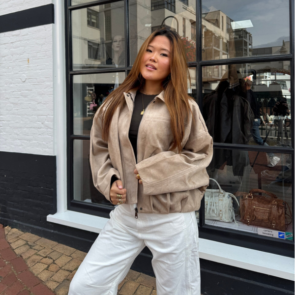 Rosie suede look jacket