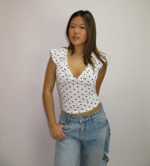 Skyla polkadot top