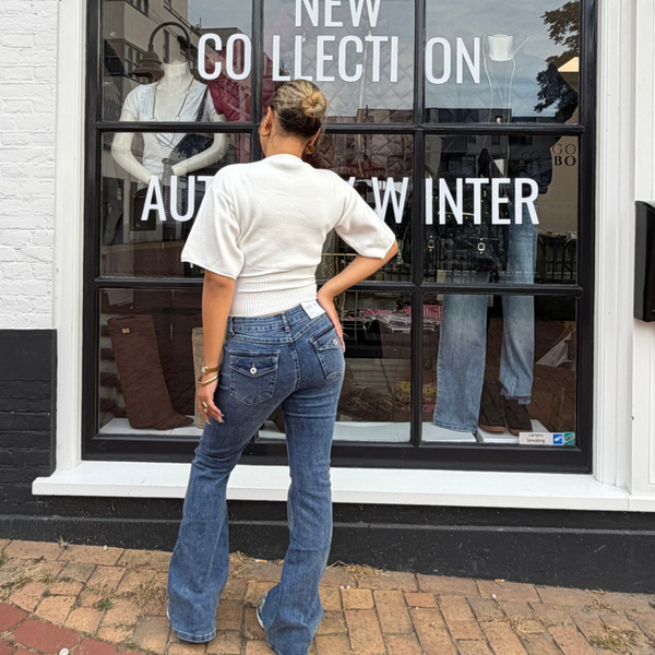 Thalia low waist flare jeans