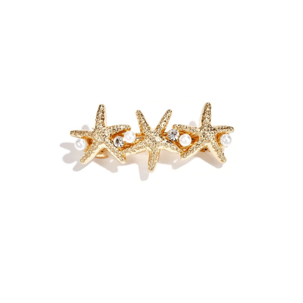 Hair clips starfish parel
