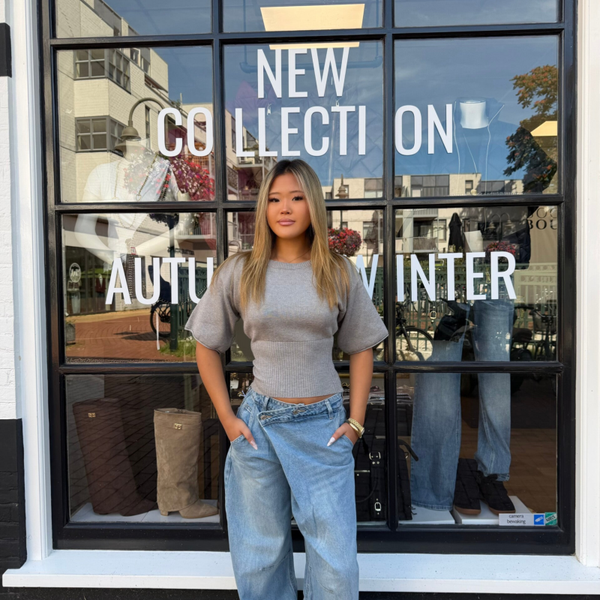 Callista waisted knit top