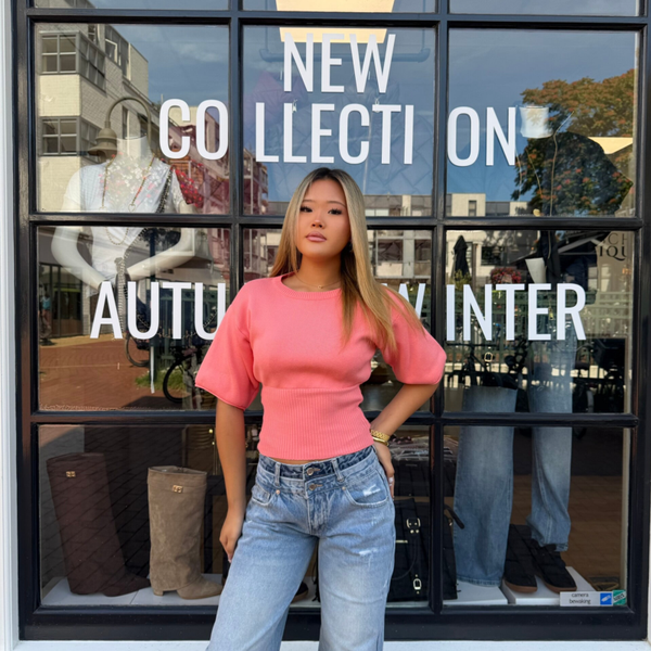 Callista waisted knit top