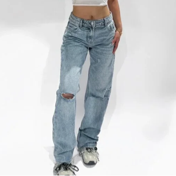 Liz mid/waist ripped jeans