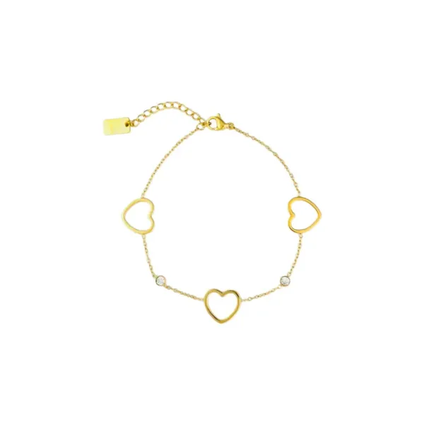 Open heart bracelet