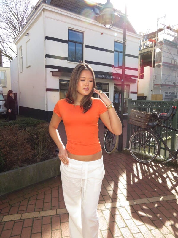 Lova linen low rise pants