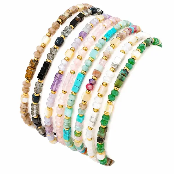 Earth gemstone bracelet