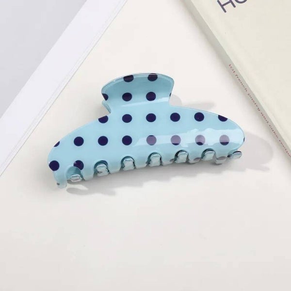 Polkadot hair clip