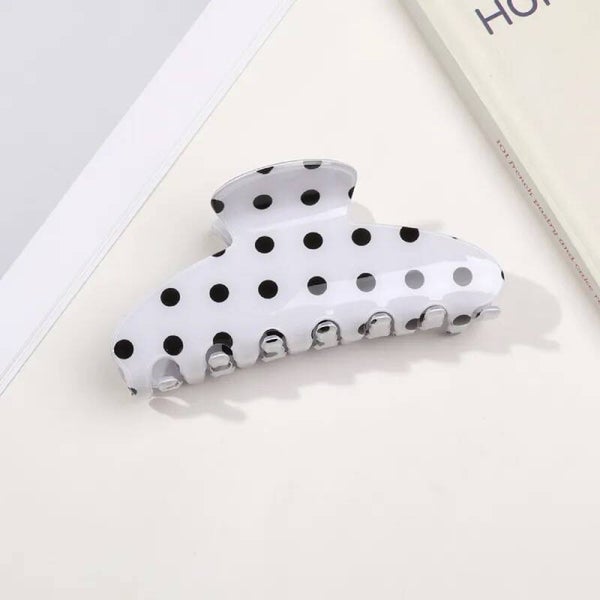 Polkadot hair clip