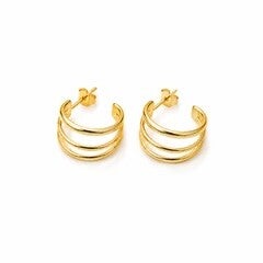 Triple hoops earrings