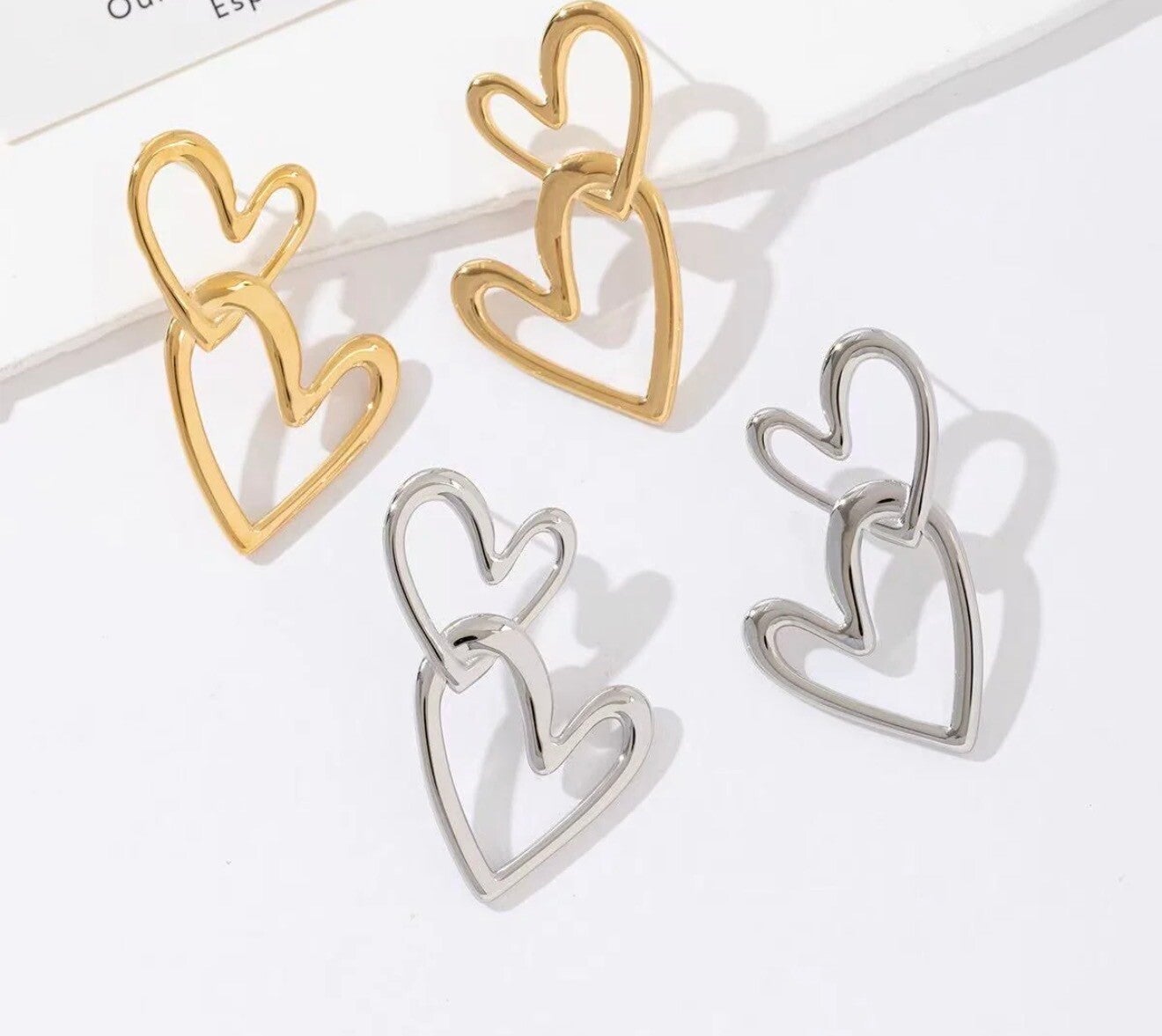 Lovers stud earrings